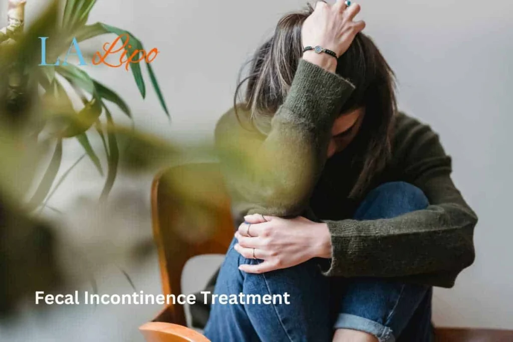 woman worried about fecal incontinence diet Godalming