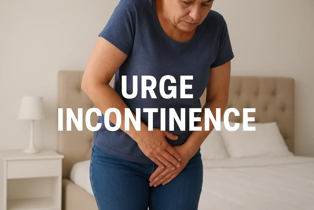 how to manage urge incontinence Godalming symptoms