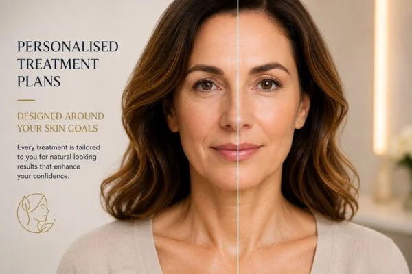 Before and after results of Collagen Lift Therapy Godalming