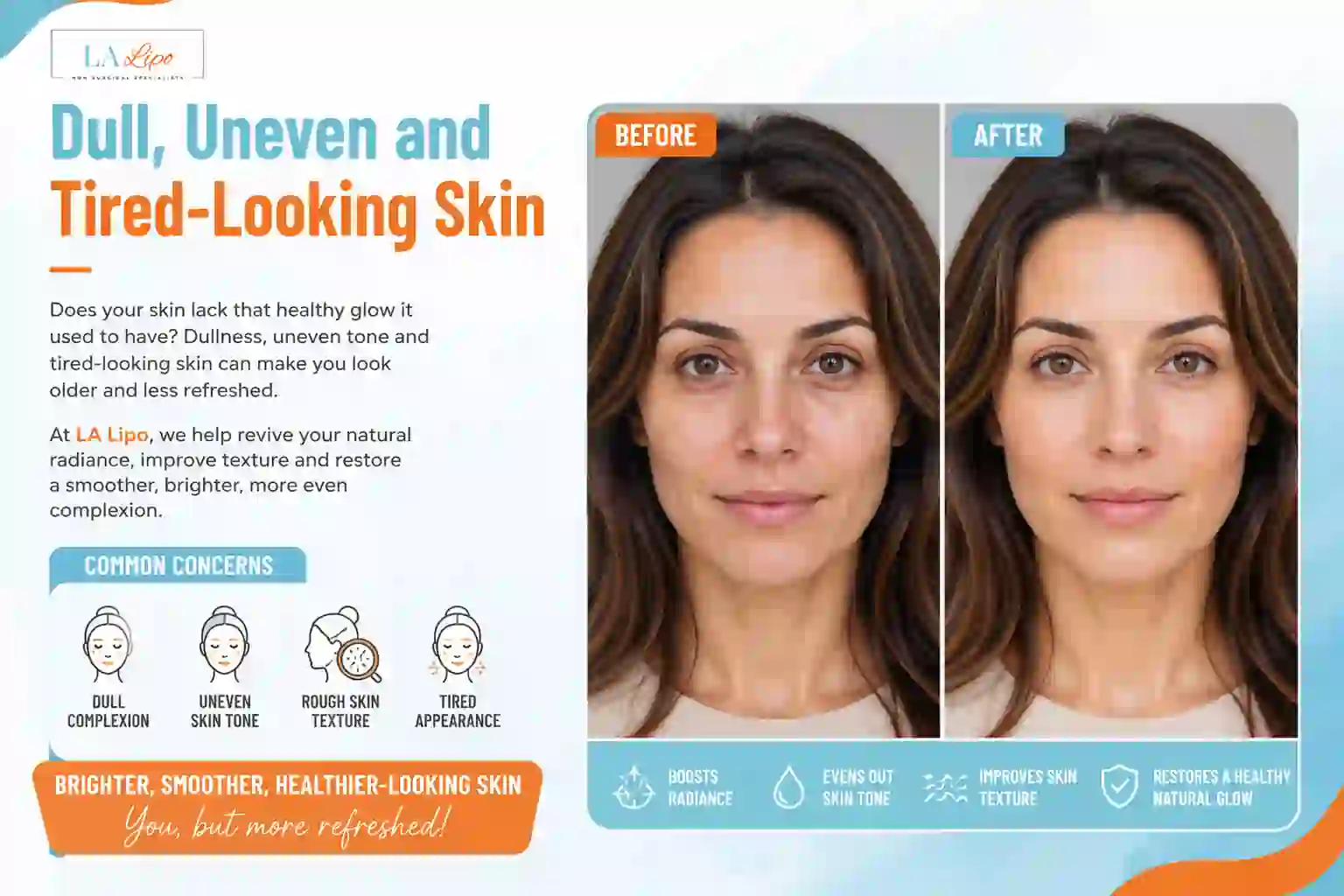 Sign #5: Dull, Uneven and Tired-Looking Skin Godalming